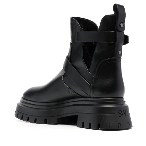 STUART WEITZMAN Buckle Fastening Leather Ankle Boots - Picture 3 of 8